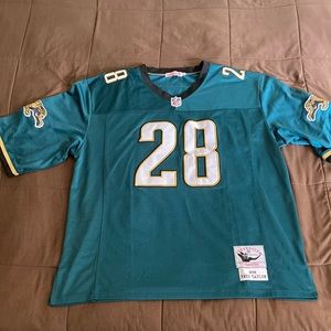 Jacksonville Jaguars #28 FRED TAYLOR 2XL M&N “98 Thrwbck Jersey! NWOT! STITCHED!
